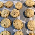 micchanhi's cooksnap of when they made バジルペーストでバジルクッキー.