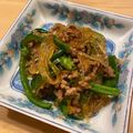 Lilysuke's cooksnap of when they made ピーマン春雨.