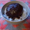 花時計咲いた's cooksnap of when they made ちょい和な！ロコモコ丼♪.