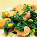 イエローバード's cooksnap of when they made 鶏肉&ほうれん草のガリバタしょうゆ炒め.