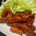 TeaChan214's cooksnap of when they made 手羽中で！揚げないヤンニョムチキン☆.