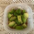 ☆yopipi's cooksnap of when they made やめられへんｗアボカドの薬味ぽん酢漬け♪.