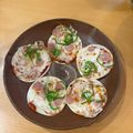 スリルチェーン初春子's cooksnap of when they made フライパンで作る 余った餃子の皮ピザ.