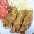 ささささ＆＊'s cooksnap of when they made 新食感！秘密のもっちり豚肉ロール♡.