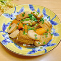 ルパンのかあさん☆彡's cooksnap of when they made 懐かしい☆里芋と厚揚げの炊いたん(煮物).
