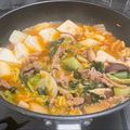 Demu__'s cooksnap of when they made 簡単本格！ 自家製スープのキムチ鍋！.