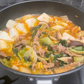 Demu__'s cooksnap of when they made 簡単本格！ 自家製スープのキムチ鍋！.