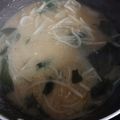 Kill Buss's cooksnap of when they made にんにく風味が決め手～＊もやしの味噌汁＊.
