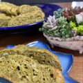 ☆GSSQHY☆'s cooksnap of when they made 大麦若葉の豆腐パウンド✿.