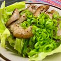 よしよしのキッチン☆'s cooksnap of when they made 豚トロ等…肉の塩ダレ炒め.