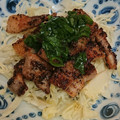 precious☆'s cooksnap of when they made ☆豚肉のネギ塩だれ☆.