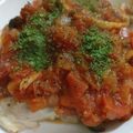 ami-rarara's cooksnap of when they made ♥とりもものｶﾞｰﾘｯｸﾄﾏﾄｿｰｽ♥.