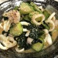 チビママ♪'s cooksnap of when they made 懐かしい味*簡単いかとわかめの酢味噌和え.