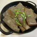 papikun's cooksnap of when they made こんにゃくすてーき.