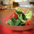 inyako's cooksnap of when they made ✿アイスプラントと生ハムのサラダ✿.