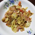 つえちょん's cooksnap of when they made ベーコンと春キャベツの卵炒め.