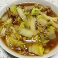 toro3's cooksnap of when they made 簡単⭐︎ツナ缶で白菜のうま煮.