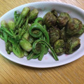はっち～♪'s cooksnap of when they made ふきのとうとタラの芽のいんちき天ぷら.