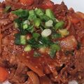 ゆ→ちむ❦180SX's cooksnap of when they made 簡単！プルコギ.