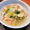 みーそそ's cooksnap of when they made 卵とカニカマのスープ春雨.