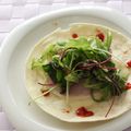 Mawaru7's cooksnap of when they made トルティーヤ　de　ピザ.