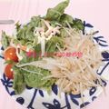 Axolotl∈'s cooksnap of when they made ありあわせde小鉢✿もやしと鶏皮.