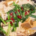 ☆capybara☆'s cooksnap of when they made 鶏皮でモツ鍋♡水炊きとモツ鍋が同時に♪.