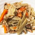 ぐりんぴ〜す♬'s cooksnap of when they made 豚こまと糸こんにゃくの煮物.