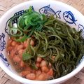 あーこ姐's cooksnap of when they made 斬新っ。混ぜるだけ納豆とめかぶ.