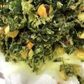 ☆えりんこ☆★'s cooksnap of when they made モロヘイヤとさつま芋のコロコロ天ぷら.