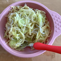 むらみゅう's cooksnap of when they made 子供ごはん しらすとキャベツの和風スパ.