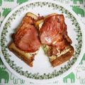 クック021E2T☆'s cooksnap of when they made がっつり朝食！俺の満腹クロックムッシュだ.