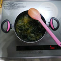 彩音ｍａｍａ's cooksnap of when they made 我が家のお味噌汁＊玉ねぎとわかめ＊.