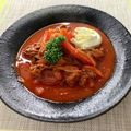 FGO☆'s cooksnap of when they made ビーツから作るボルシチ.