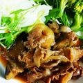 tidagon's cooksnap of when they made 豚肉と茄子の生姜焼き☆.