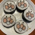 peko628's cooksnap of when they made ☆子供が喜ぶアンパンマン太巻き☆巻き寿司.