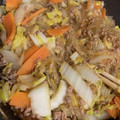 クック60VYOU☆'s cooksnap of when they made 白菜とひき肉の春雨炒め.