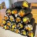 かやのすけ's cooksnap of when they made 中毒性ある麻薬キンパ(韓国海苔巻き).
