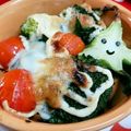 みっくママ's cooksnap of when they made ブロッコリーとミニトマトのチーズ焼き♡.