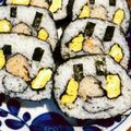 ともスクスク's cooksnap of when they made にっこりアンパンマン巻き寿司♪節分に♪.