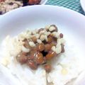 ぬかり's cooksnap of when they made 後乗せサクサク✿お好み納豆ご飯.