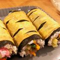 nicomaru7's cooksnap of when they made 鬼のパンツ柄！いわしの蒲焼恵方巻き.