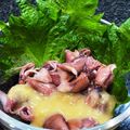 TeaChan214's cooksnap of when they made ホタルイカの辛子酢味噌♪.