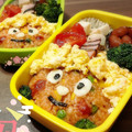 きぃちゃんねる's cooksnap of when they made 節分におにのお弁当（キャラ弁）（幼稚園）.
