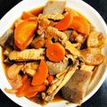 ミッキーこむぎ's cooksnap of when they made 時短かんたん鶏ごぼう大根の煮物.