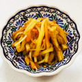 あっこ姉's cooksnap of when they made 大根の皮とお揚げさんのキンピラ.