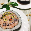 ℳᑦᑋᵃⁿ♡'s cooksnap of when they made 節分飾り巻き寿司・恵方巻き・鬼.