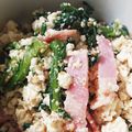 MIKOさん's cooksnap of when they made 春菊とハムの白和え【作り置き】.