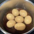四児のハハ's cooksnap of when they made 固ゆで卵の煮たまご。お弁当・おせちにも！.