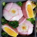 みーそそ's cooksnap of when they made 板かまぼこのお花おにぎり♫チーズ入り.